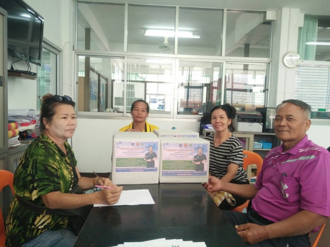 รพ.สต.ทมนางามประชุมชี้แจงการขอรับบริจาคก้าวคนละก้าว