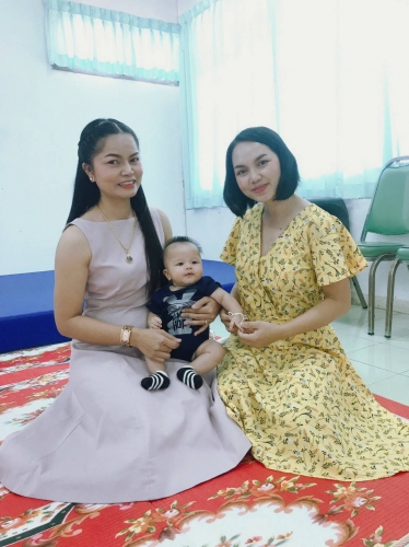 ผูกแขนรับขวัญน้องภูเก้า