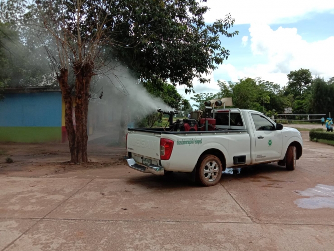 พ่นละอองฝอย(ULV) ต.หนองกุงศรี